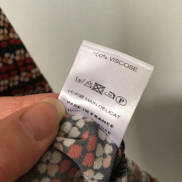 La Petite Francaise vintage retro pattern floral babydoll dress long sleeve - Picture 7 of 8